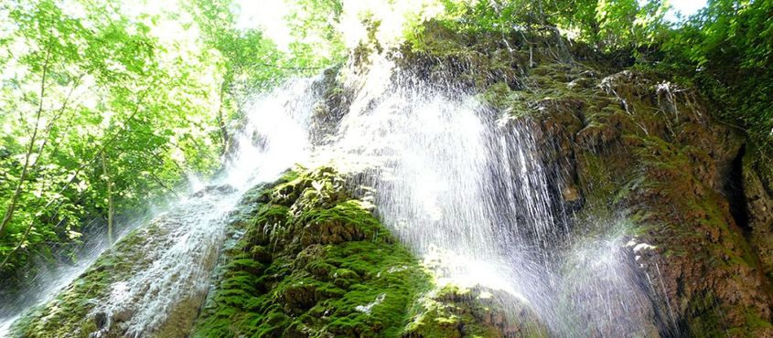 Гебиусские водопады - достопримечательность Новомихайловского
